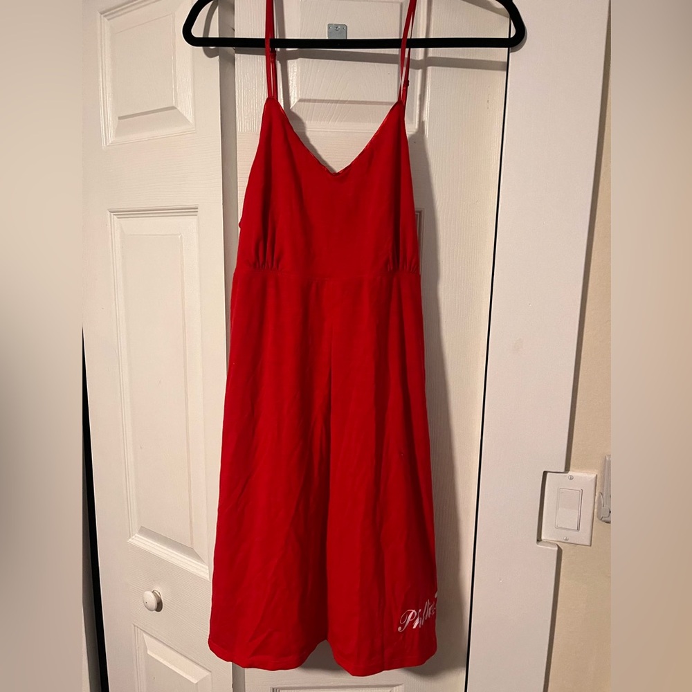 Phillies Red Nightgown with Adjustable Straps. Size XL. NWT